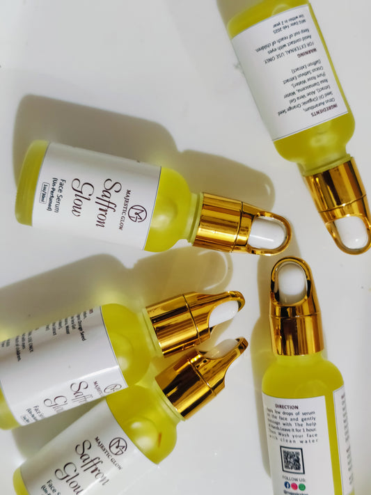Saffron glow serum